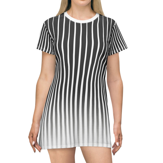 TShirt Dress - Slimming Vertical