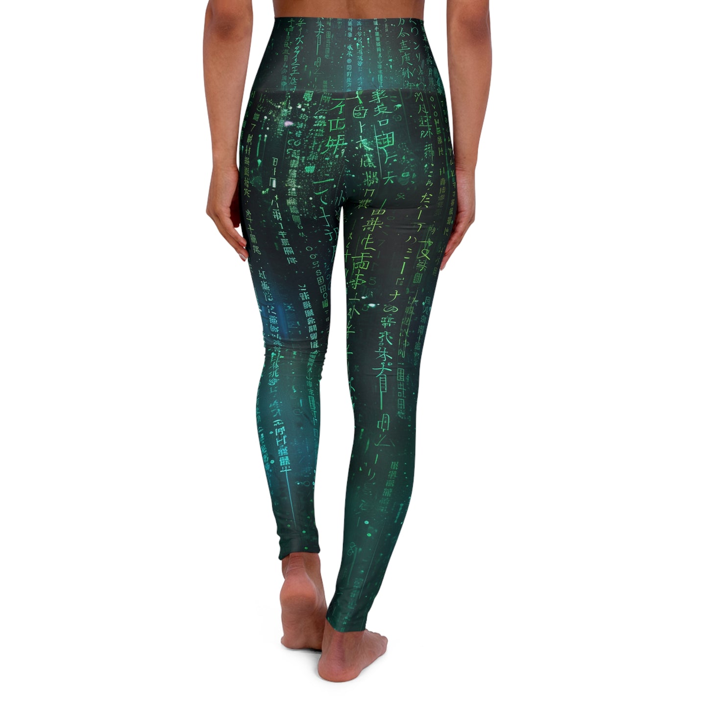 High Waisted Leggings - Matrix Effect