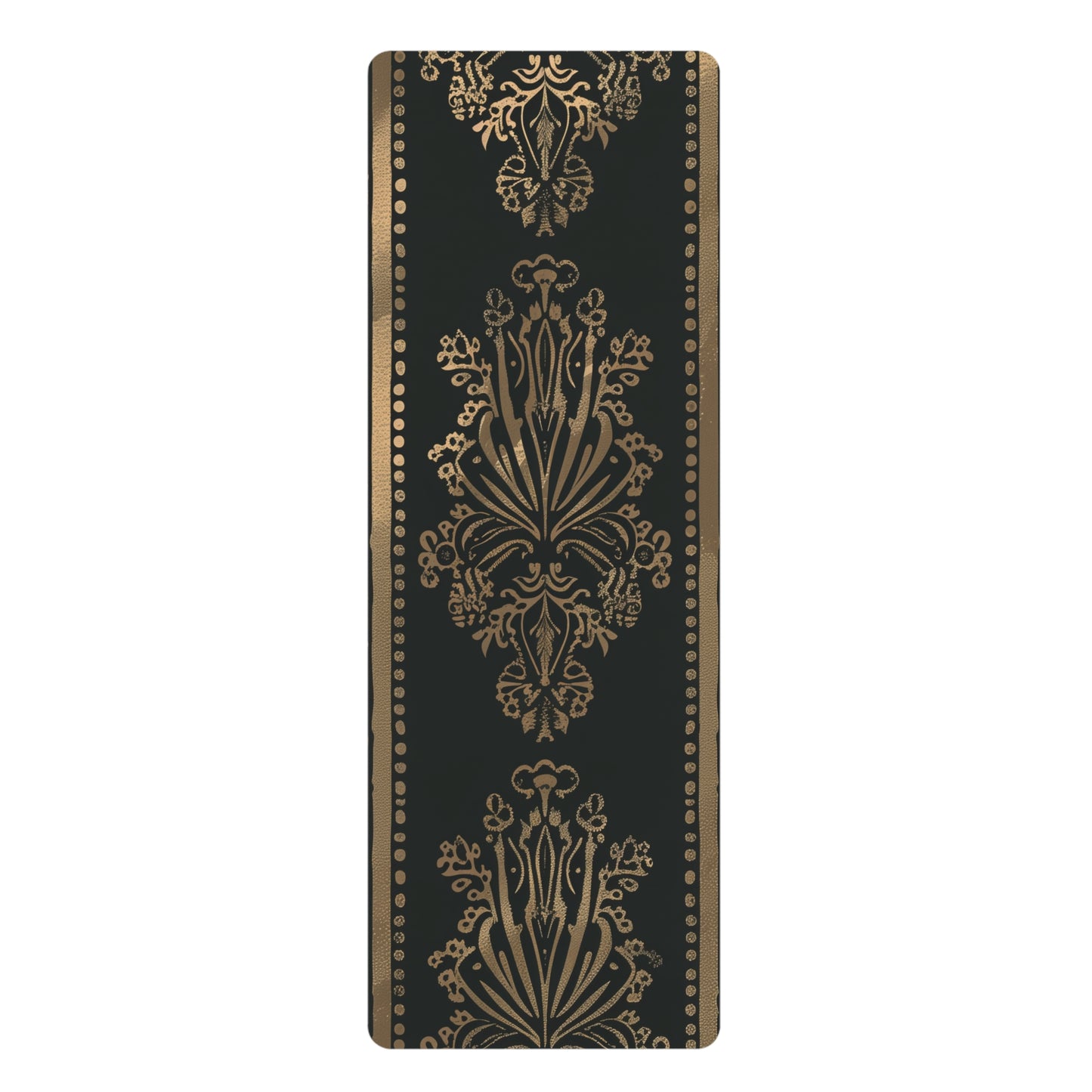 Rubber Yoga Mat- Gold Royal