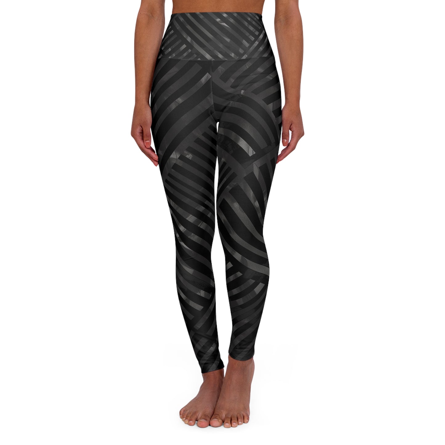 High Waisted Leggings - New Grates