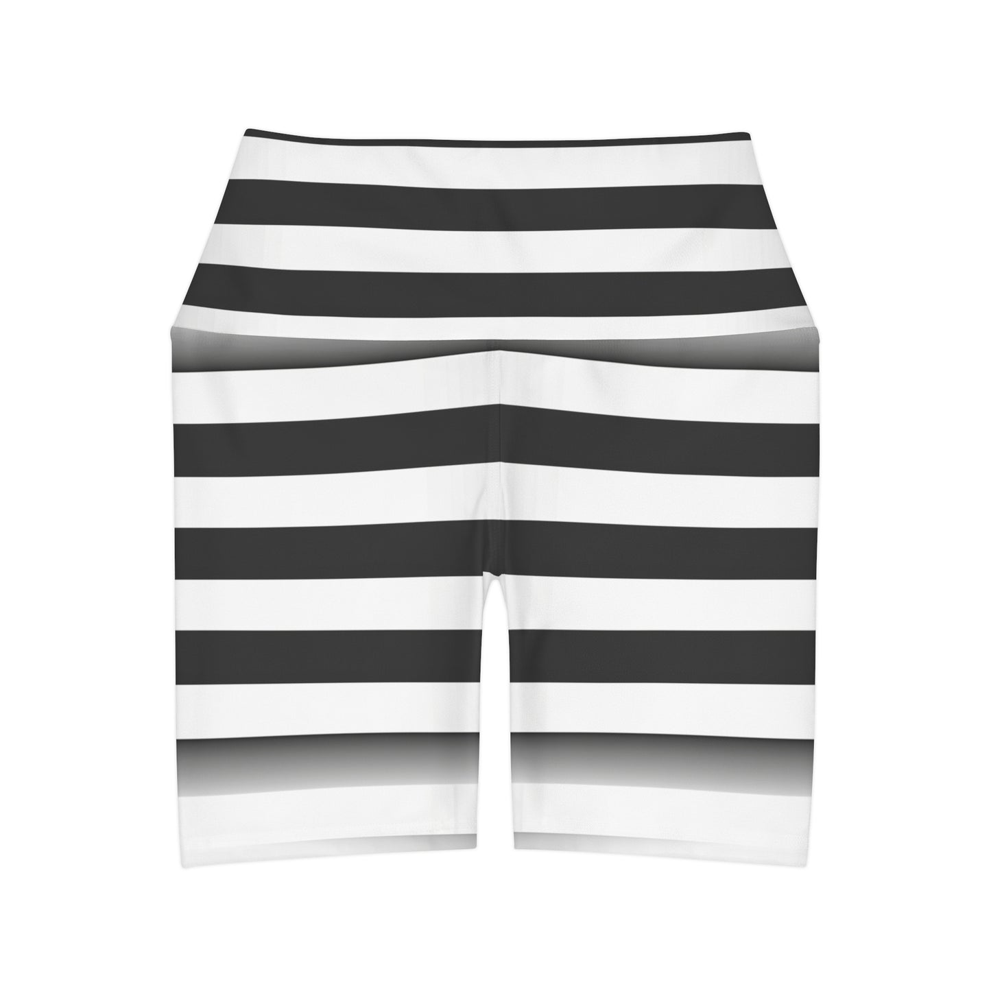 High Waisted Yoga Shorts - Slimming Horizontal