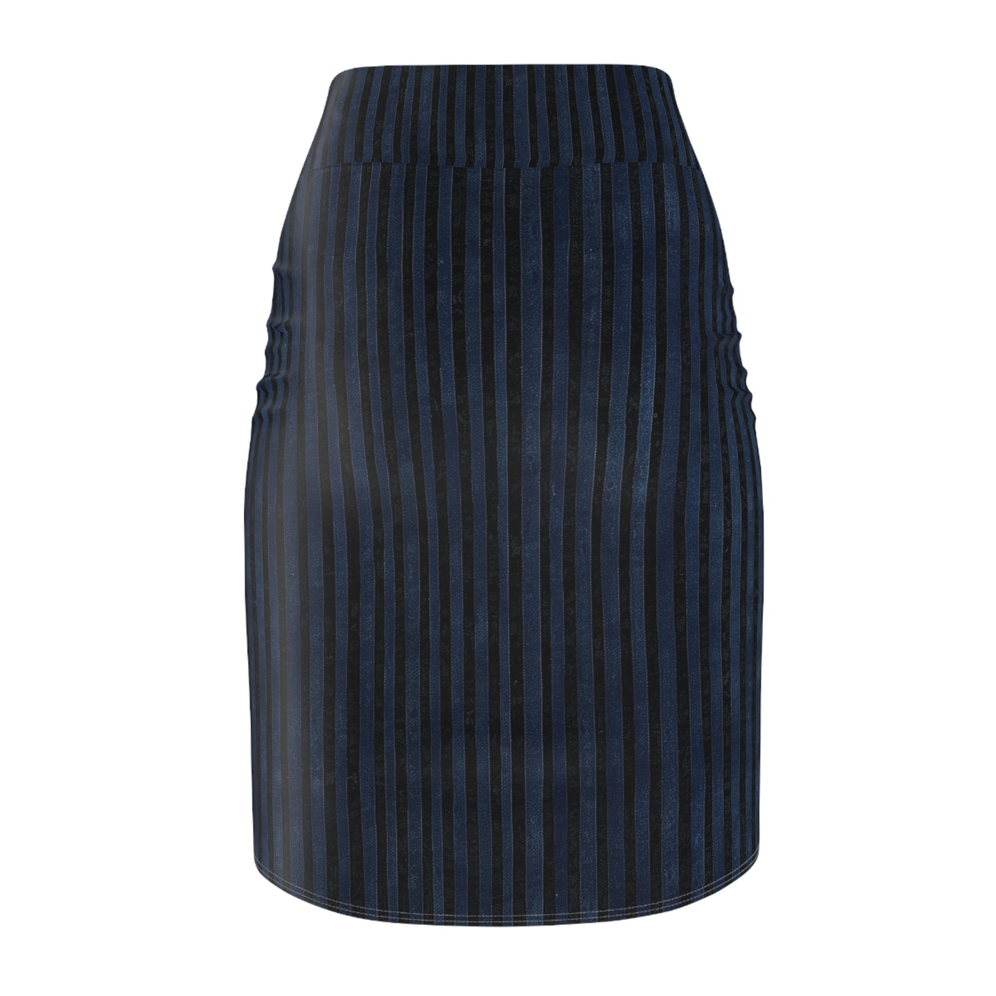 Pencil Skirt - Vertical Blues