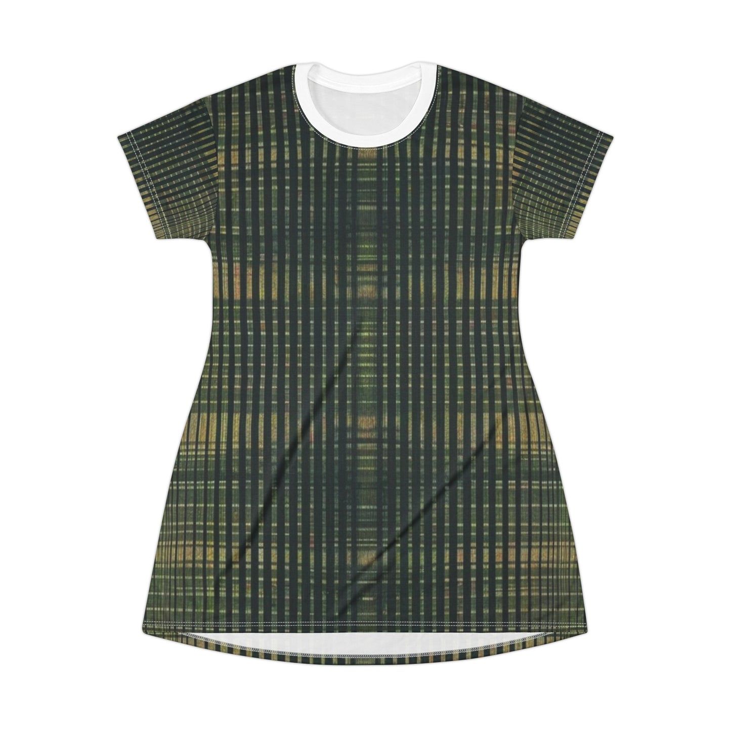 TShirt Dress - Emerald Horizontals