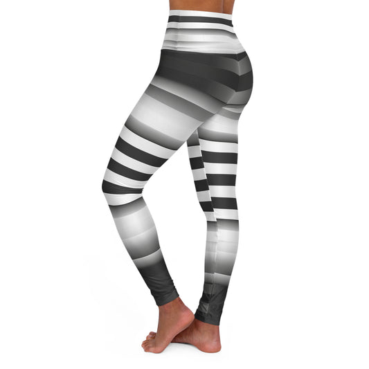 High Waisted Leggings - Slimming Horizontal