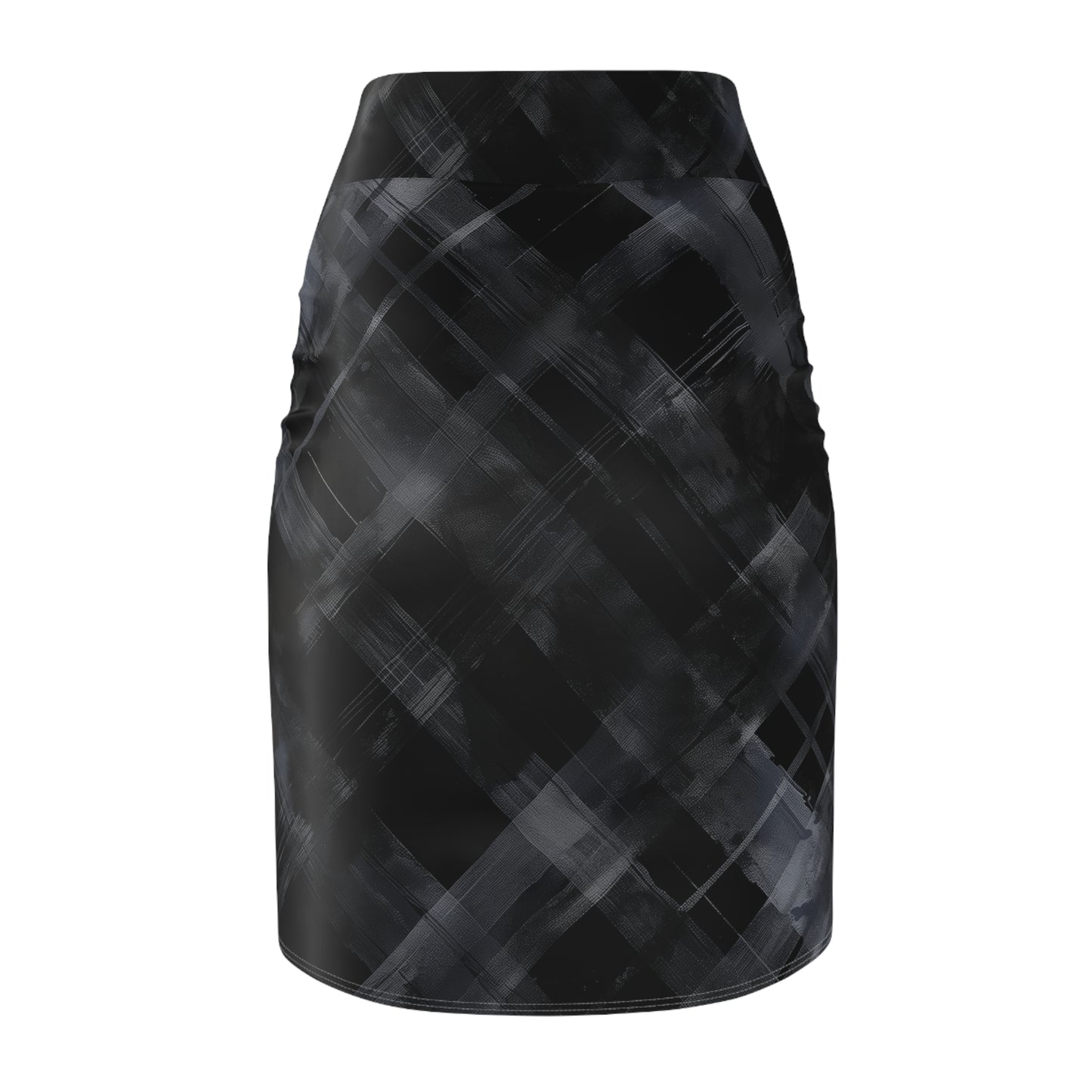 Pencil Skirt - Black And White Threads