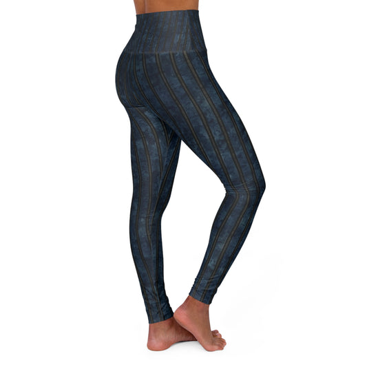 High Waisted Leggings - Hard Lines