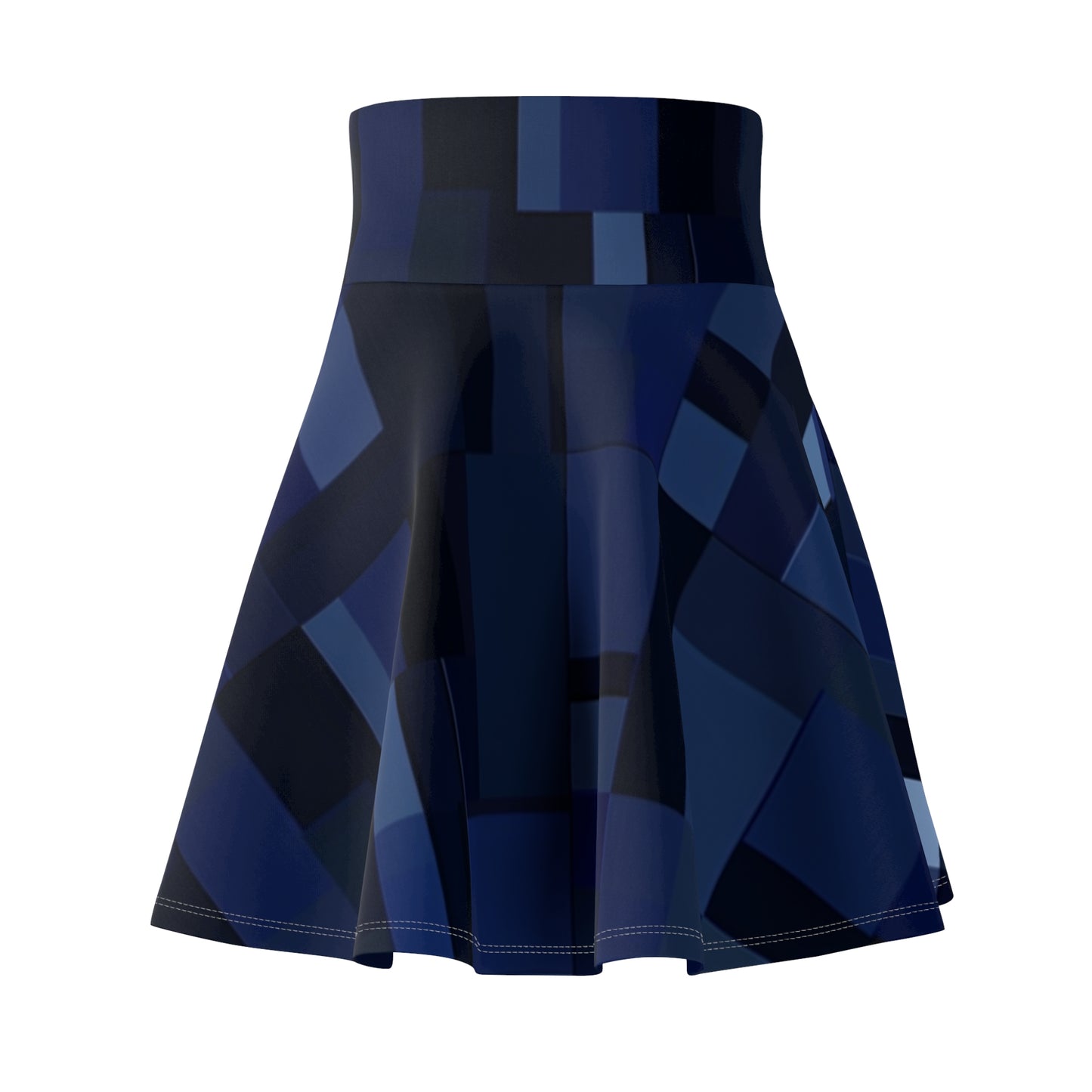 Skater Skirt - Blue Pixels