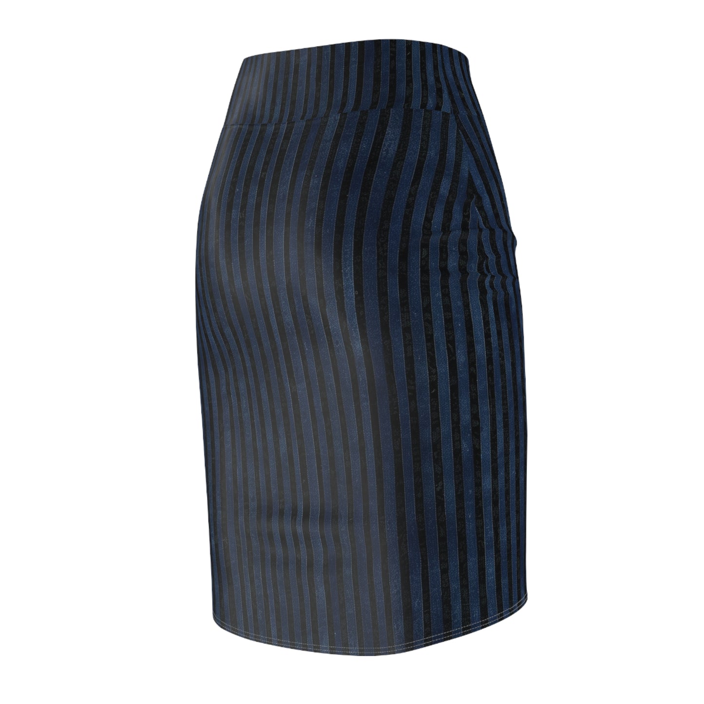 Pencil Skirt - Vertical Blues