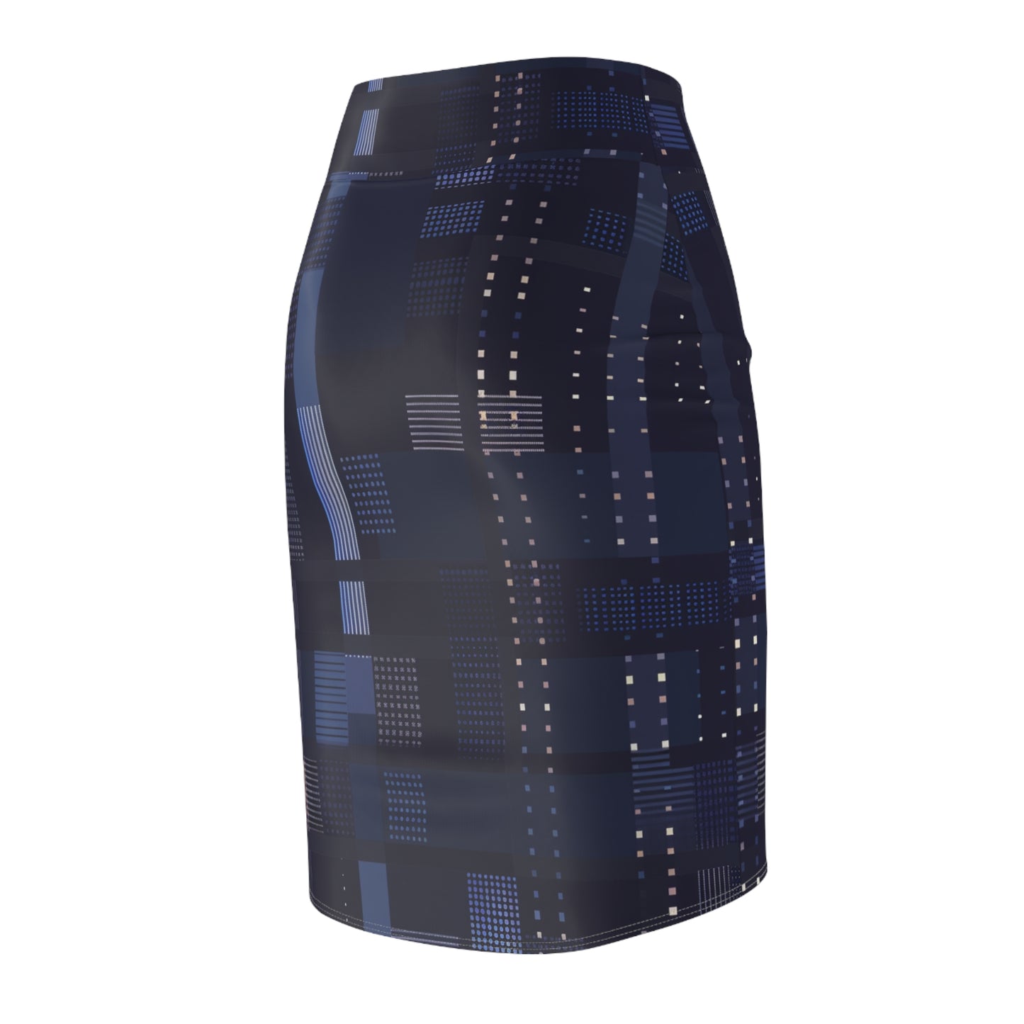 Pencil Skirt - Blues Tech