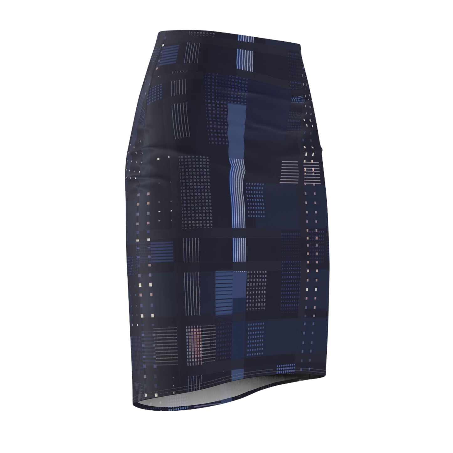 Pencil Skirt - Blues Tech