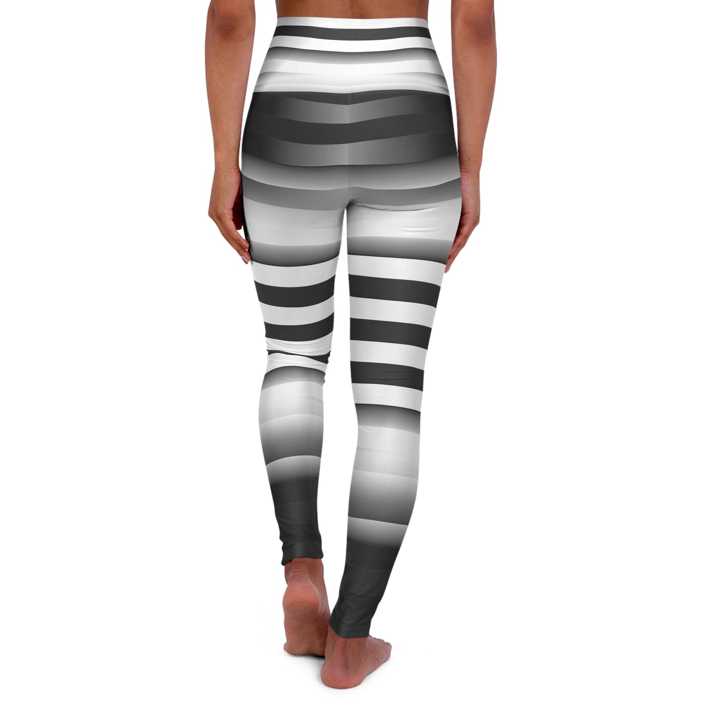 High Waisted Leggings - Slimming Horizontal