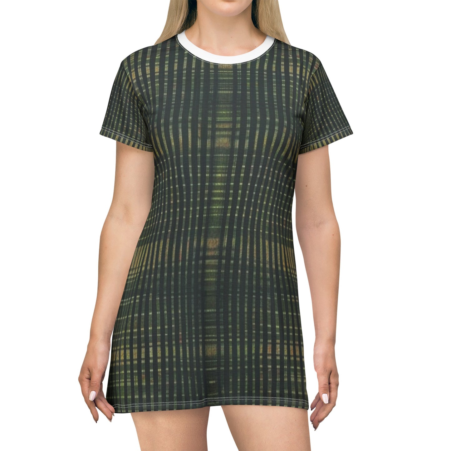 TShirt Dress - Emerald Horizontals