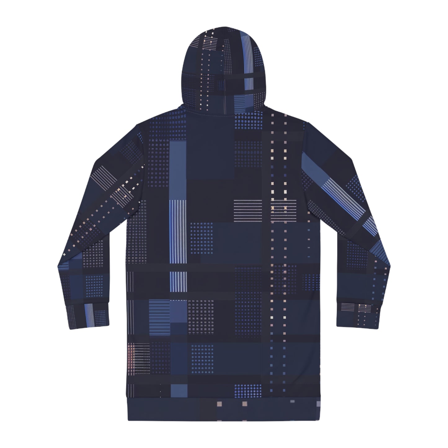 Hoodie Dress - Blues Tech