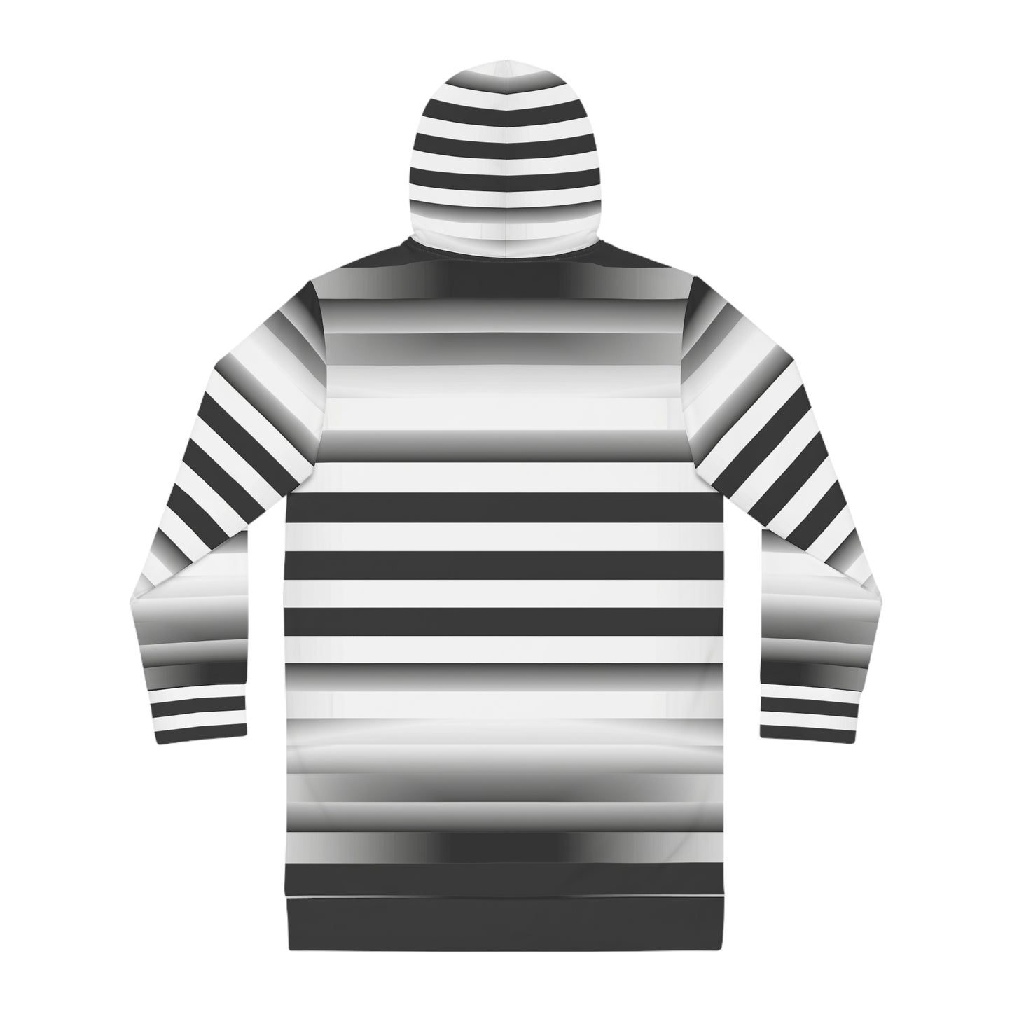 Hoodie Dress - Slimming Horizontal