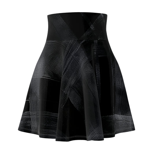 Skater Skirt - Black And White Threads