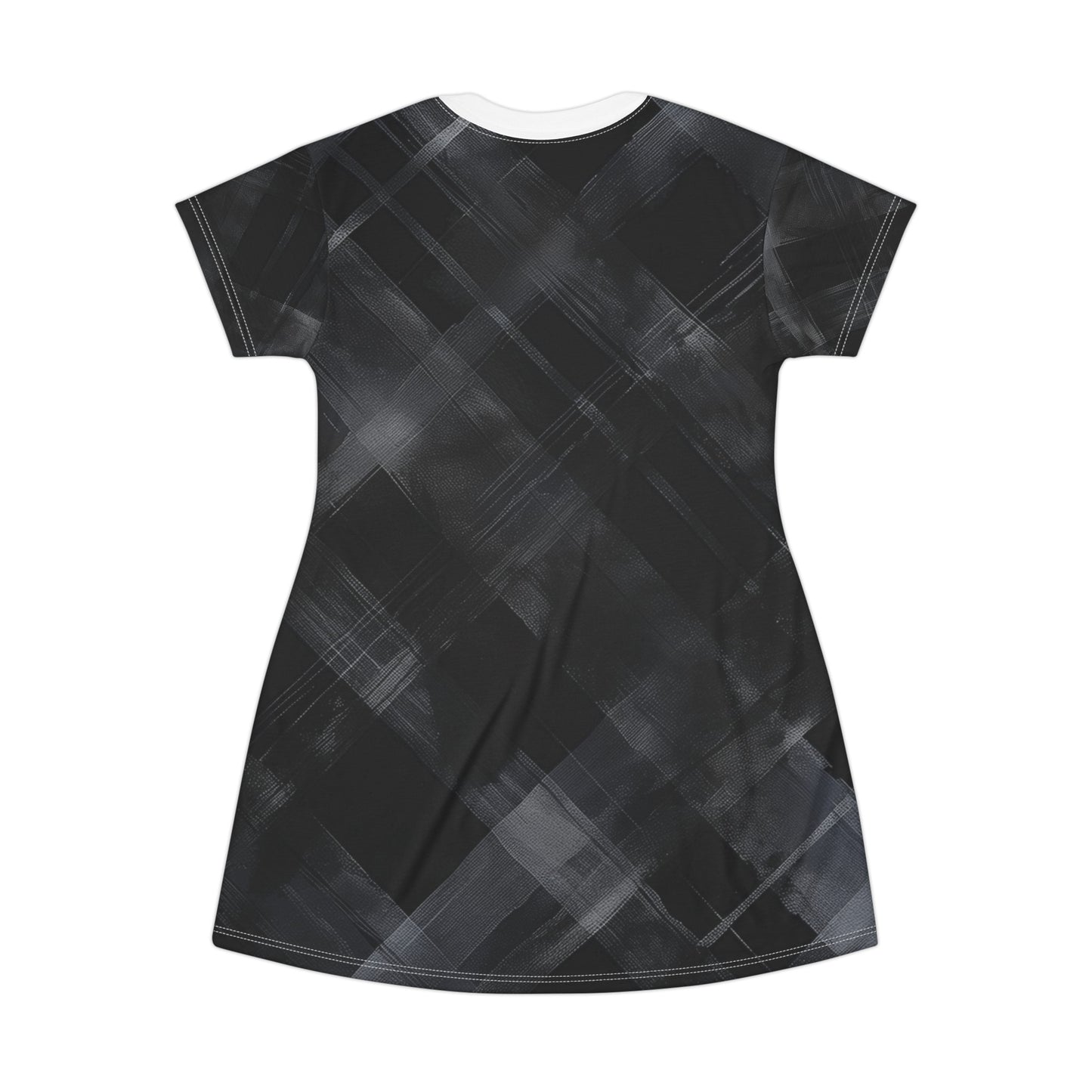 TShirt Dress - Black And White Threads