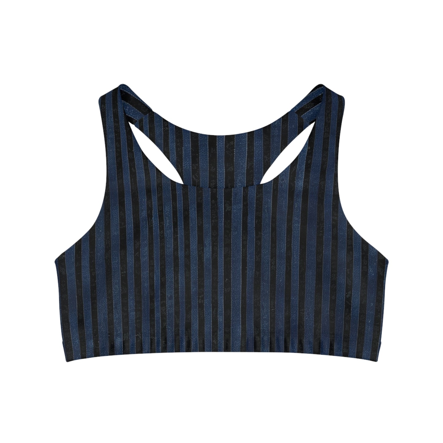 Sports Bra - Vertical Blues