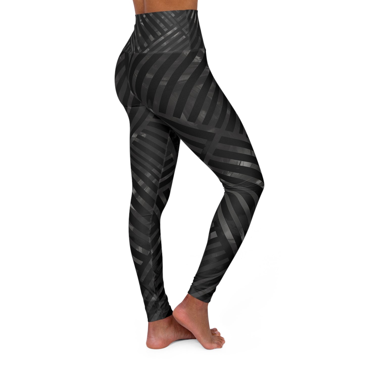 High Waisted Leggings - New Grates