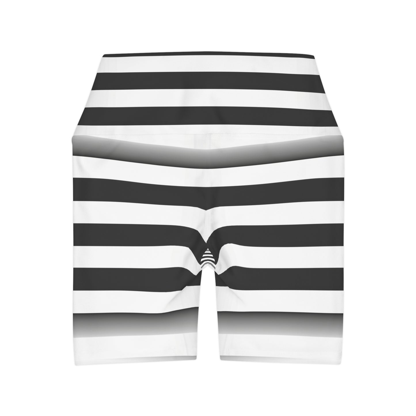 High Waisted Yoga Shorts - Slimming Horizontal