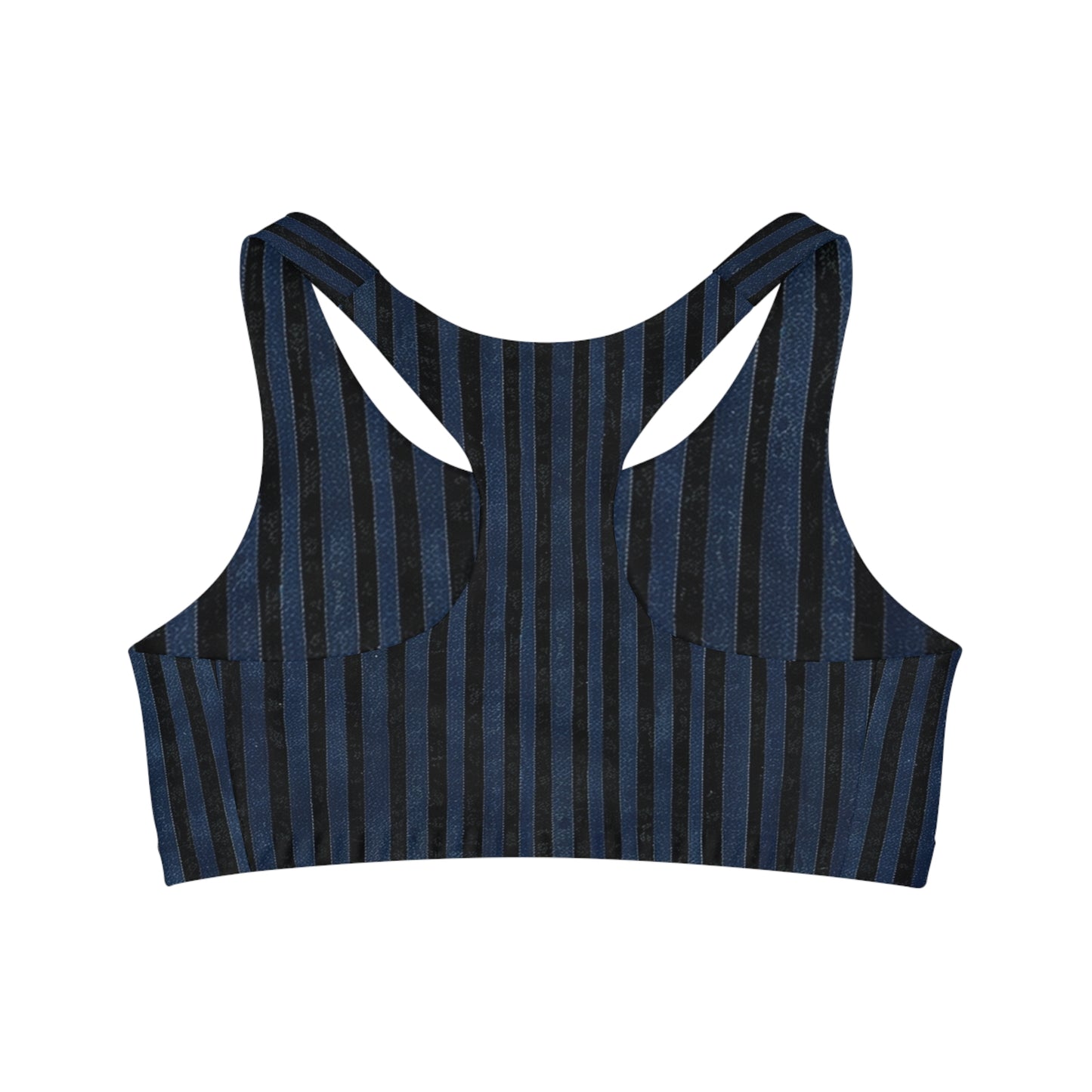 Sports Bra - Vertical Blues